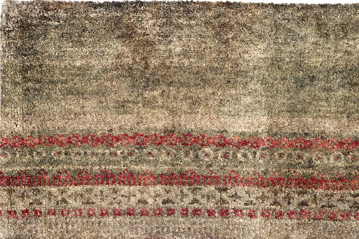 Grey Gabbeh 2'  7" x 11'  11" - No. QA52024