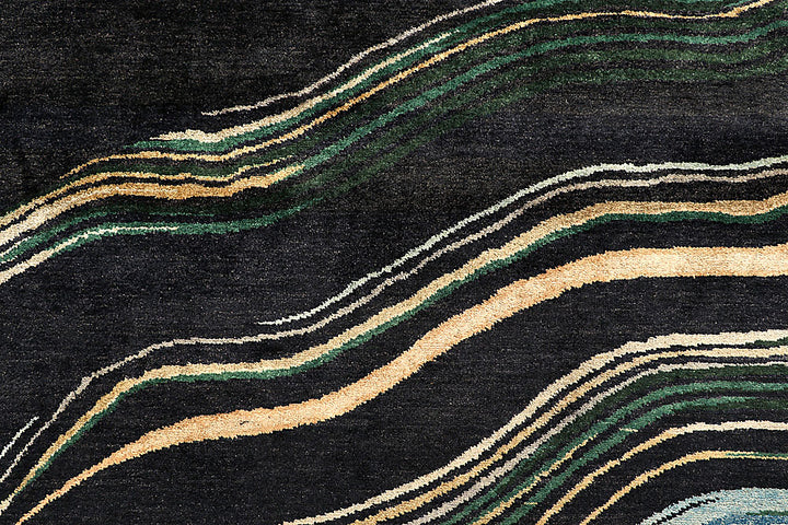 Black Gabbeh 8' 3 x 11' 5 - No. 56101 - ALRUG Rug Store