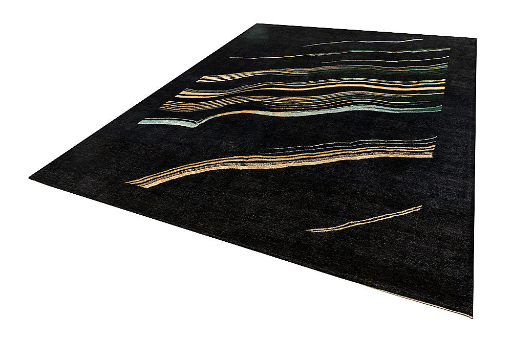 Black Gabbeh 8' 3 x 11' 5 - No. 56101 - ALRUG Rug Store