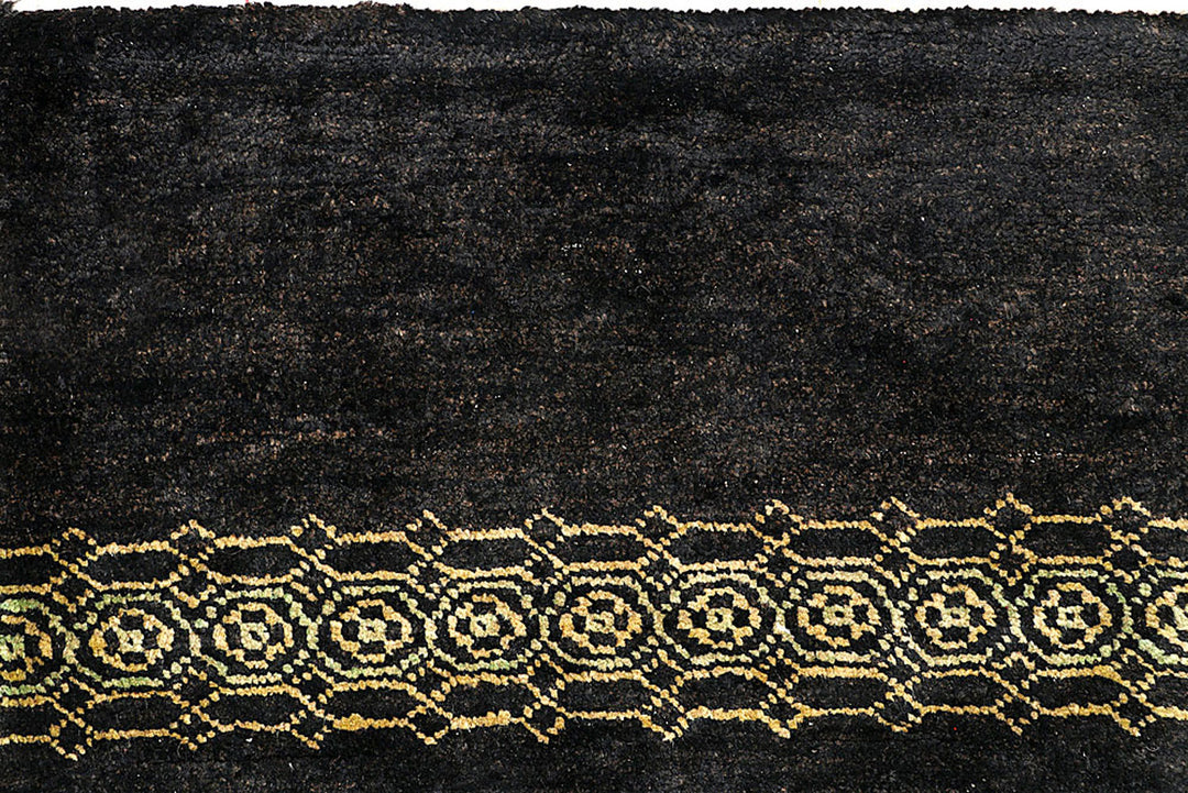 Black Gabbeh 2'  7" x 11'  10" - No. QA56639