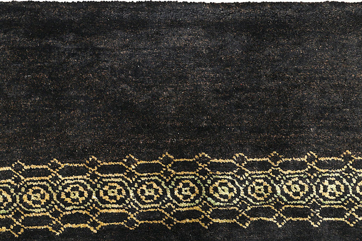 Black Gabbeh 2' 7 x 11' 10 - No. 56106 - ALRUG Rug Store