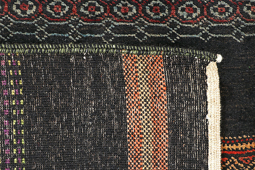 Black Gabbeh 2' 7 x 11' 10 - No. 56106 - ALRUG Rug Store