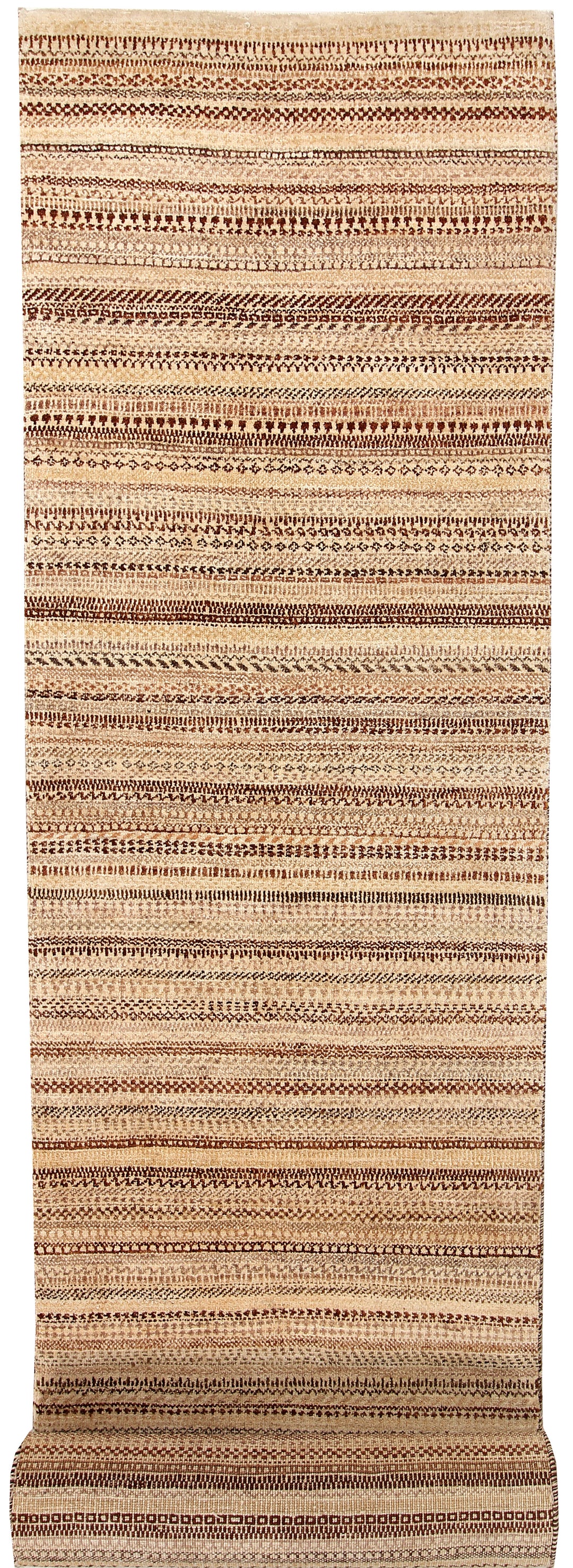 Blanched Almond Gabbeh 2' 7 x 12' 3 - No. 56109 - ALRUG Rug Store