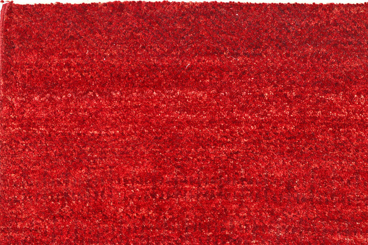 Red Gabbeh 2'  7" x 12'  2" - No. QA76872