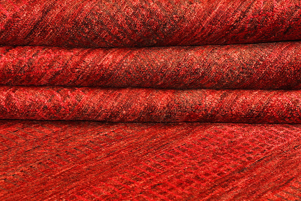 Firebrick Gabbeh 9' 1 x 12' 3 - No. 56112 - ALRUG Rug Store