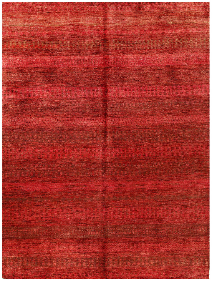 Firebrick Gabbeh 9' 1 x 12' 3 - No. 56112 - ALRUG Rug Store