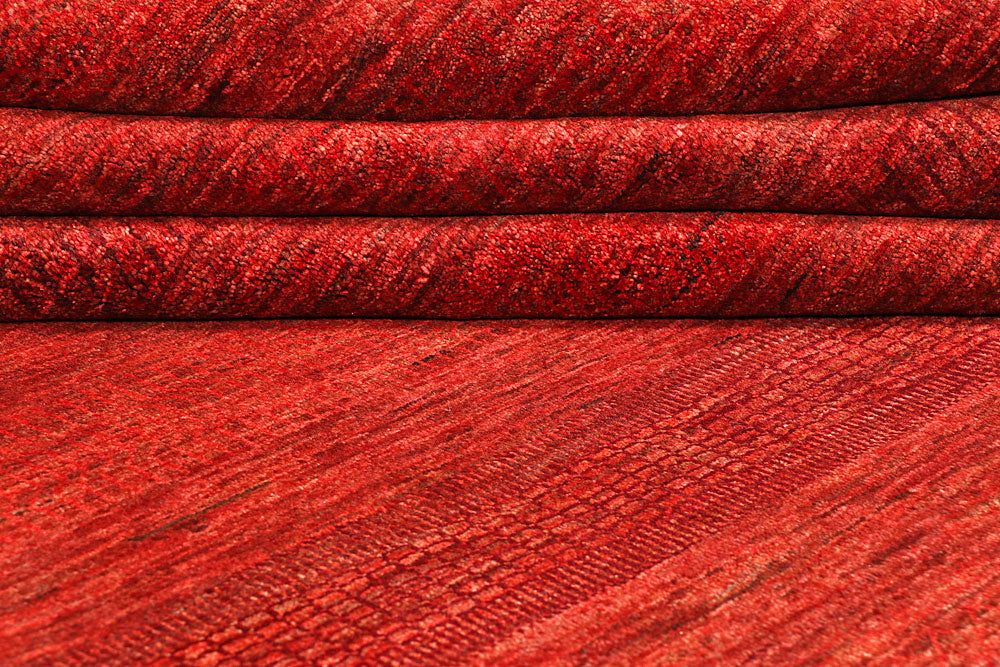 Firebrick Gabbeh 9' 1 x 11' 9 - No. 56113 - ALRUG Rug Store