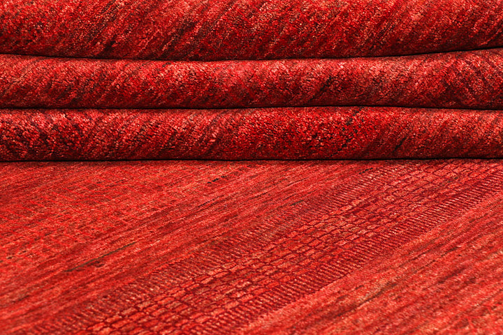 Firebrick Gabbeh 9' 1 x 11' 9 - No. 56113 - ALRUG Rug Store