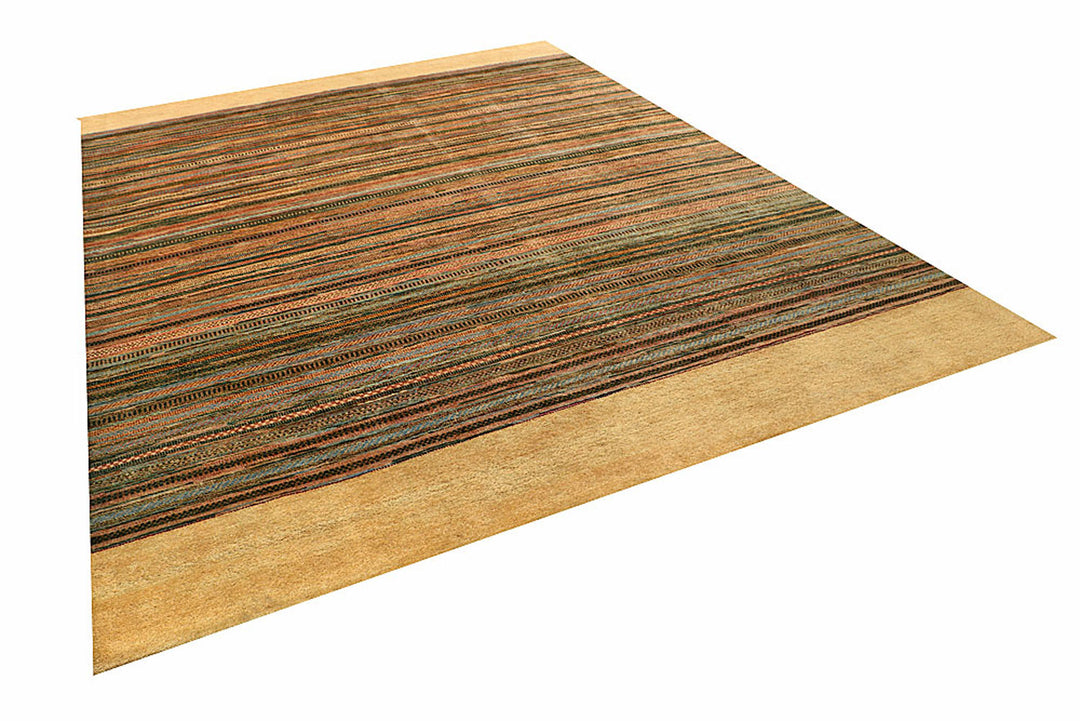 Multi Colored Gabbeh 8'  2" x 10'  10" - No. QA33162