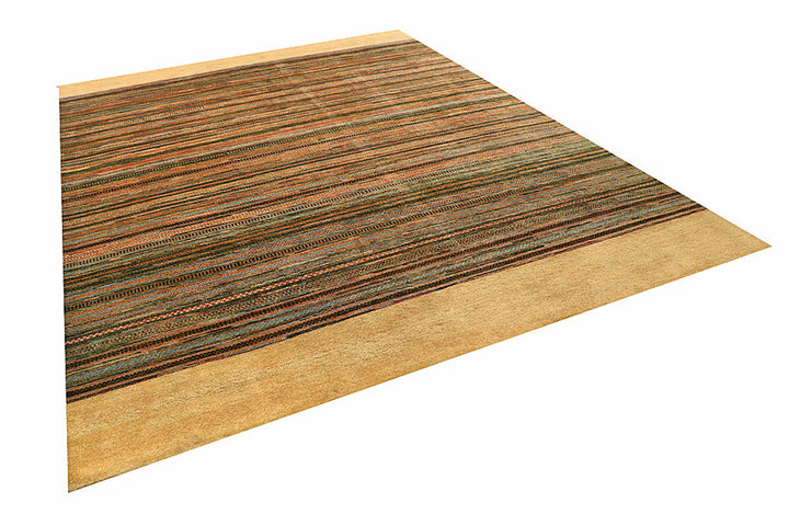 Multi Colored Gabbeh 8'  2" x 10'  10" - No. QA33162