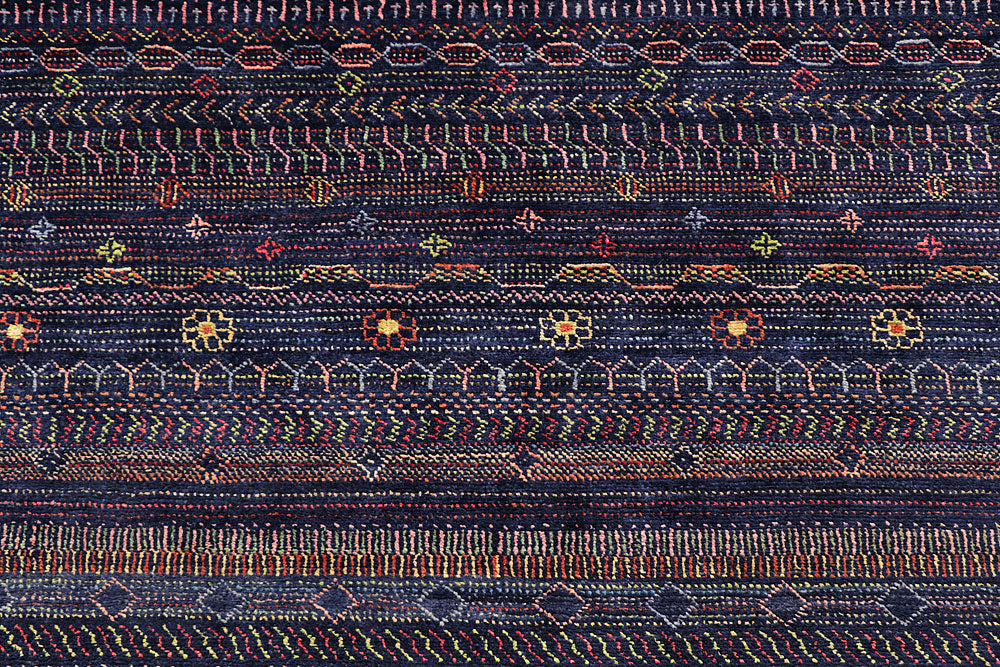 Multi Colored Gabbeh 9' 1 x 12' 1 - No. 56121 - ALRUG Rug Store