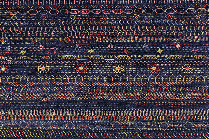Multi Colored Gabbeh 9' 1 x 12' 1 - No. 56121 - ALRUG Rug Store