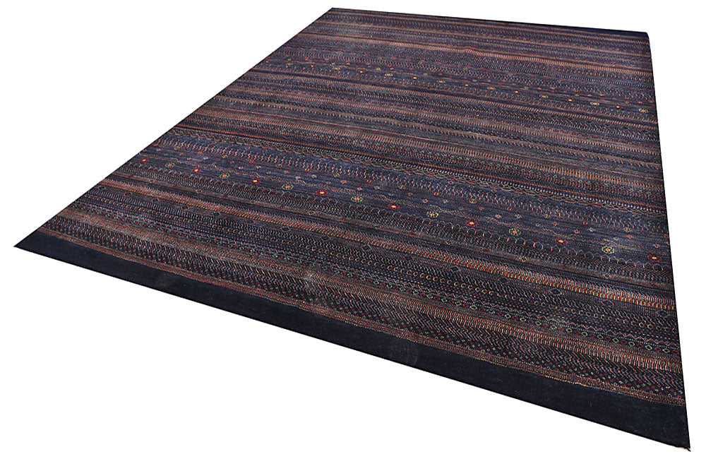 Multi Colored Gabbeh 9' 1 x 12' 1 - No. 56121 - ALRUG Rug Store