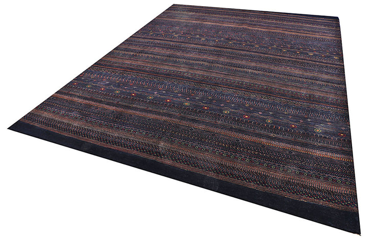 Multi Colored Gabbeh 9' 1 x 12' 1 - No. 56121 - ALRUG Rug Store