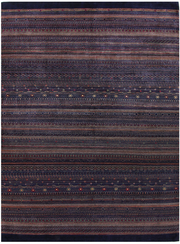 Multi Colored Gabbeh 9' 1 x 12' 1 - No. 56121 - ALRUG Rug Store
