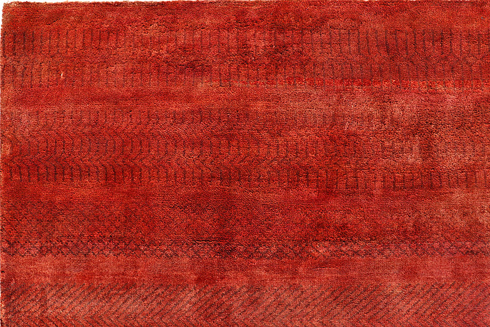 Firebrick Gabbeh 5' 7 x 8' 2 - No. 56122 - ALRUG Rug Store