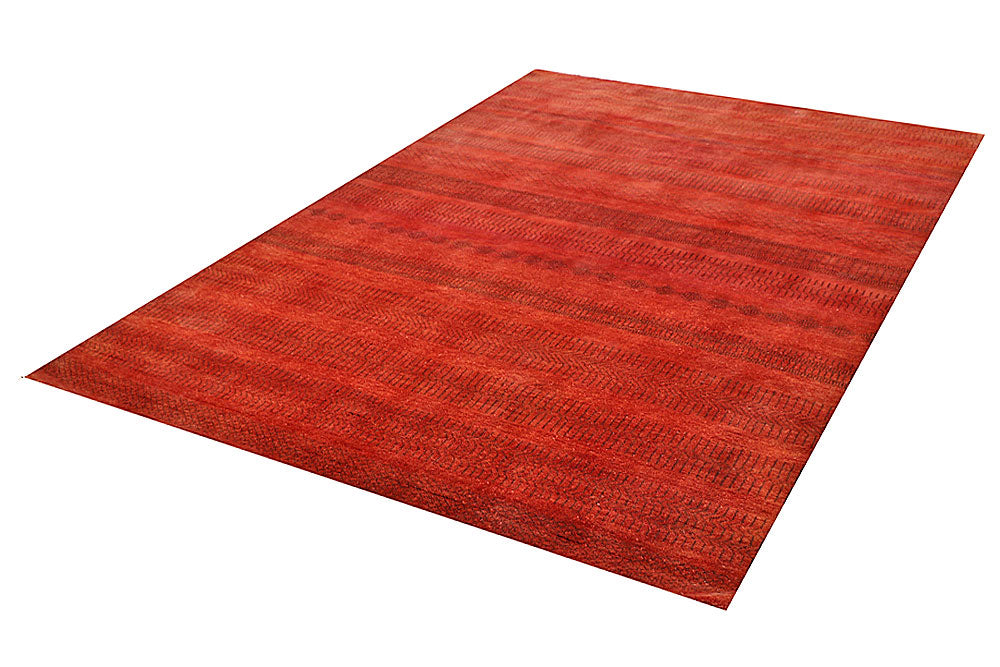 Firebrick Gabbeh 5' 7 x 8' 2 - No. 56122 - ALRUG Rug Store