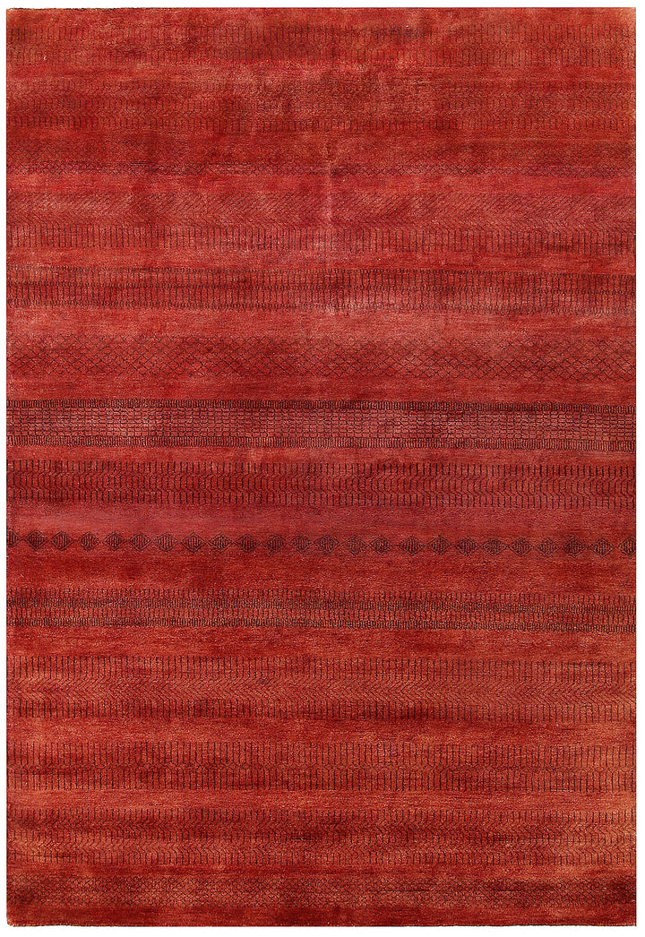 Firebrick Gabbeh 5' 7 x 8' 2 - No. 56122 - ALRUG Rug Store