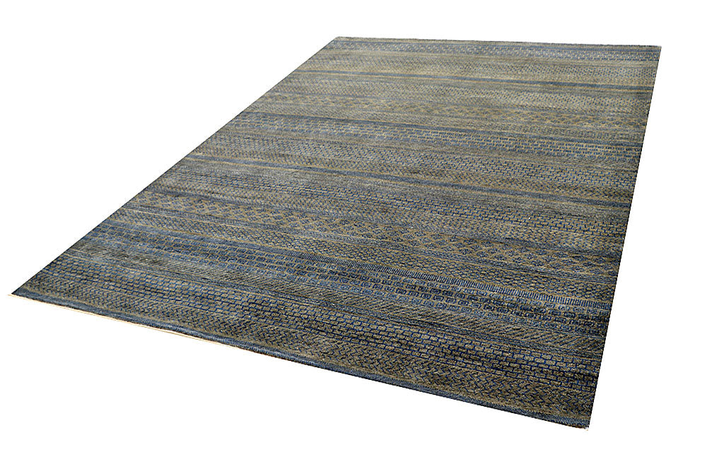 Grey Gabbeh 6' 7 x 9' 3 - No. 56126 - ALRUG Rug Store