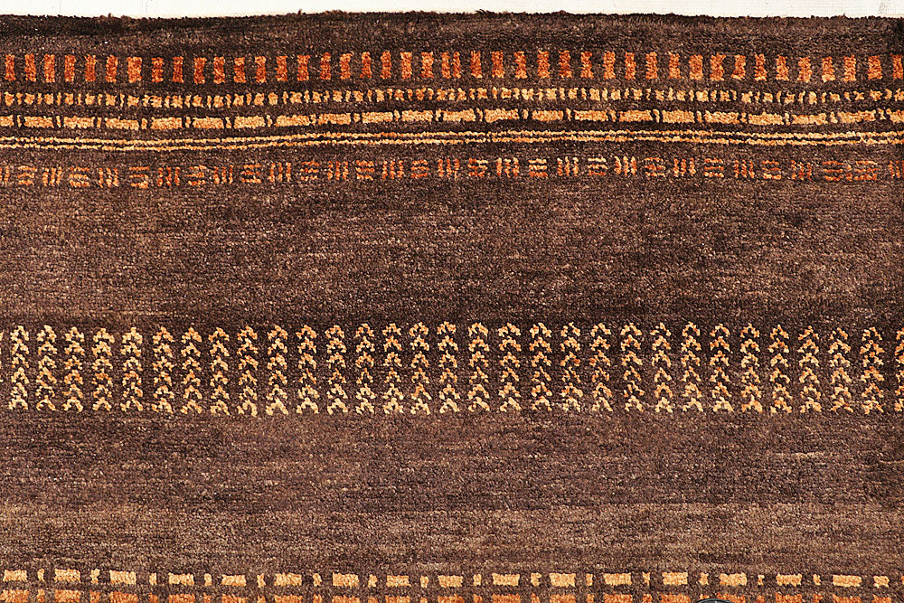 Saddle Brown Gabbeh 8' 10 x 11' 11 - No. 56130 - ALRUG Rug Store