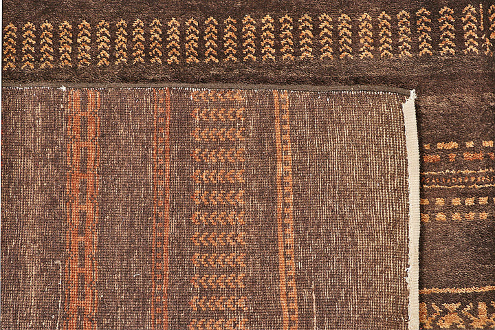 Saddle Brown Gabbeh 8' 10 x 11' 11 - No. 56130 - ALRUG Rug Store