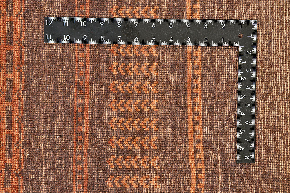 Saddle Brown Gabbeh 8' 10 x 11' 11 - No. 56130 - ALRUG Rug Store