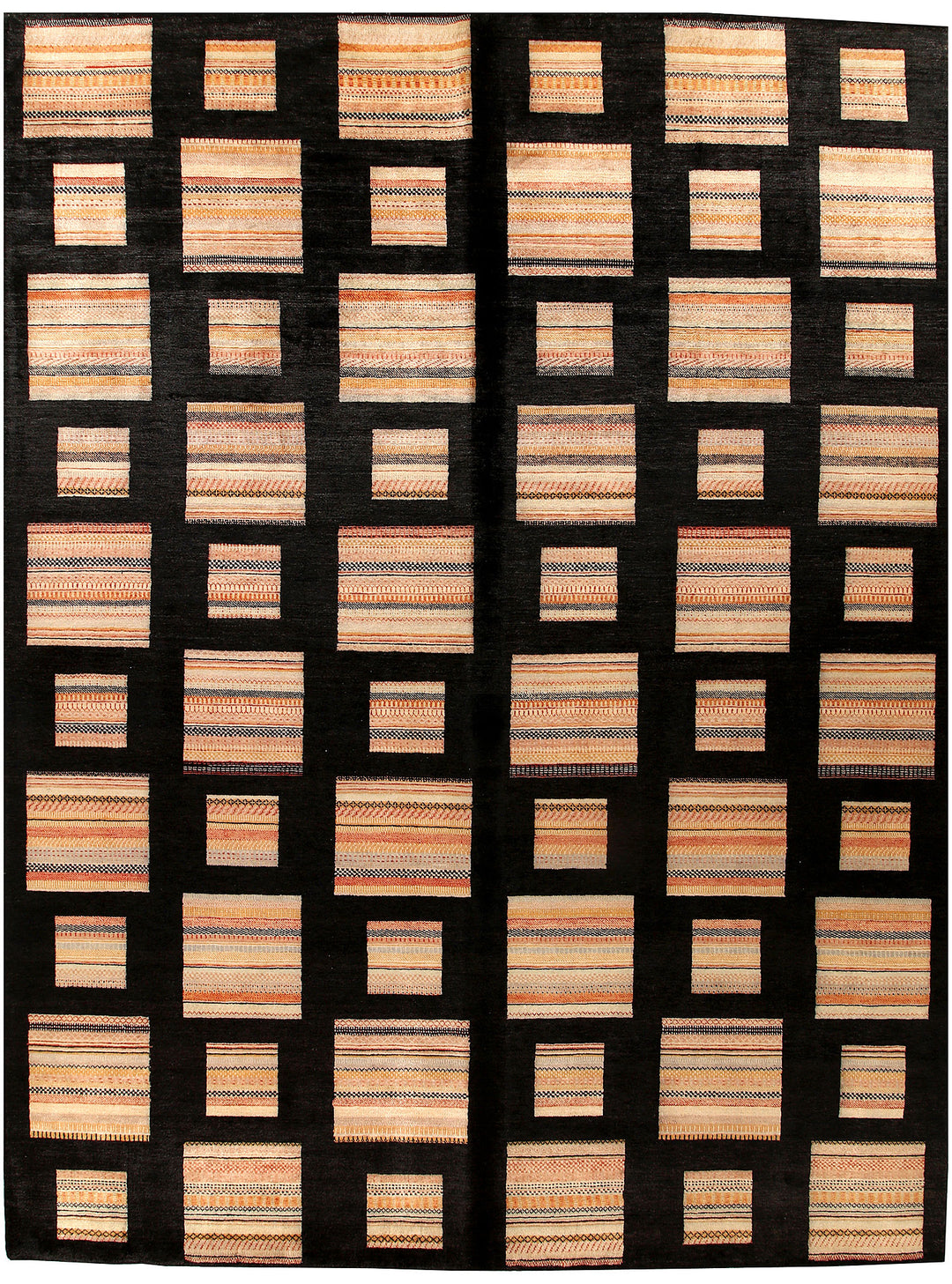 Black Gabbeh 9' 1 x 12' - No. 56131 - ALRUG Rug Store