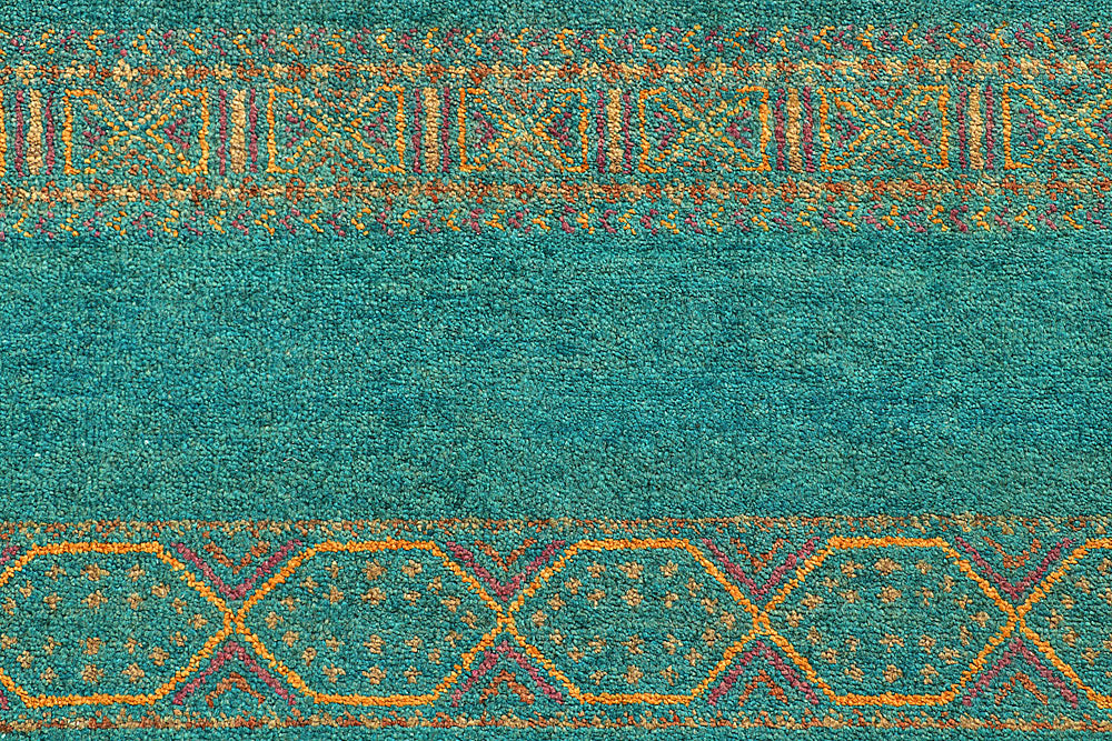 Teal Gabbeh 8' 5 x 11' 6 - No. 56132 - ALRUG Rug Store