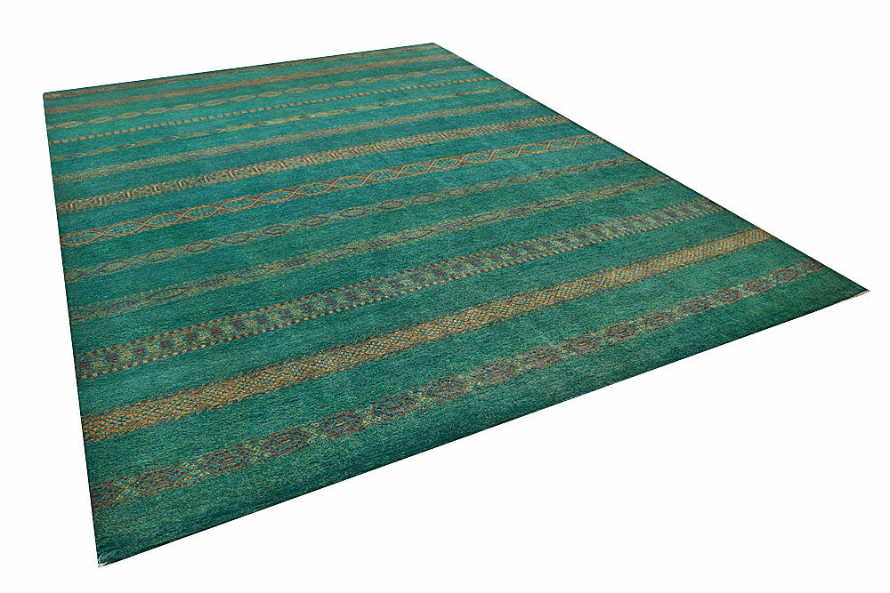 Teal Gabbeh 8' 5 x 11' 6 - No. 56132 - ALRUG Rug Store