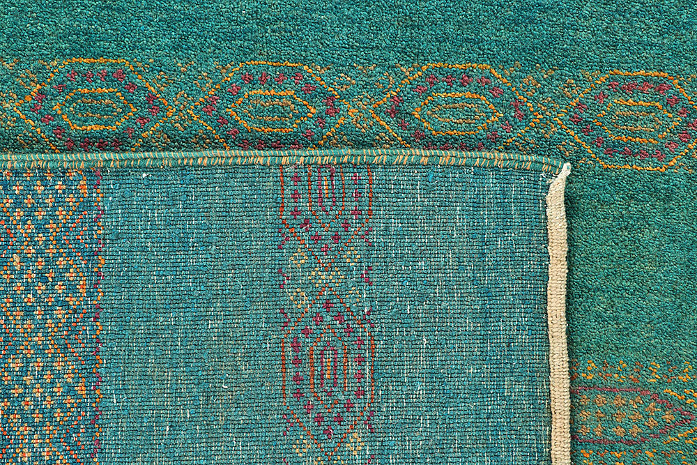 Teal Gabbeh 8' 5 x 11' 6 - No. 56132 - ALRUG Rug Store