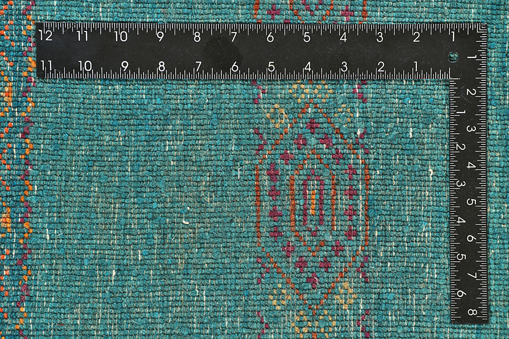 Teal Gabbeh 8' 5 x 11' 6 - No. 56132 - ALRUG Rug Store