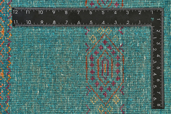 Teal Gabbeh 8' 5 x 11' 6 - No. 56132 - ALRUG Rug Store