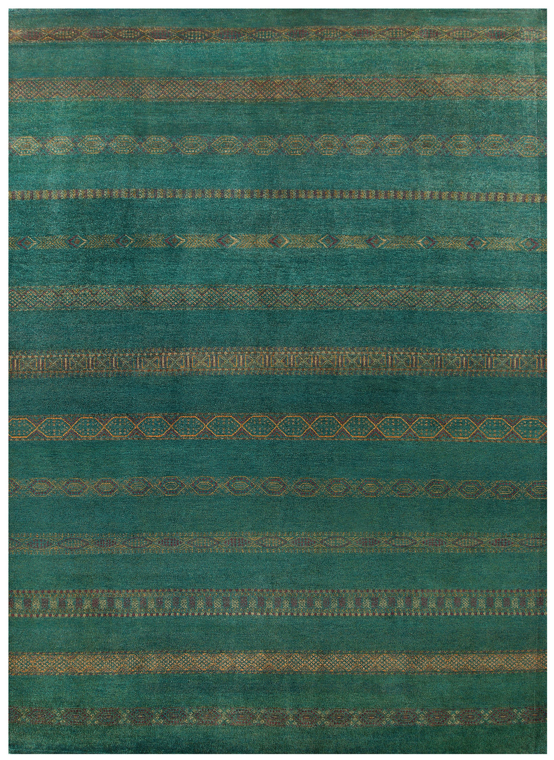Teal Gabbeh 8' 5 x 11' 6 - No. 56132 - ALRUG Rug Store