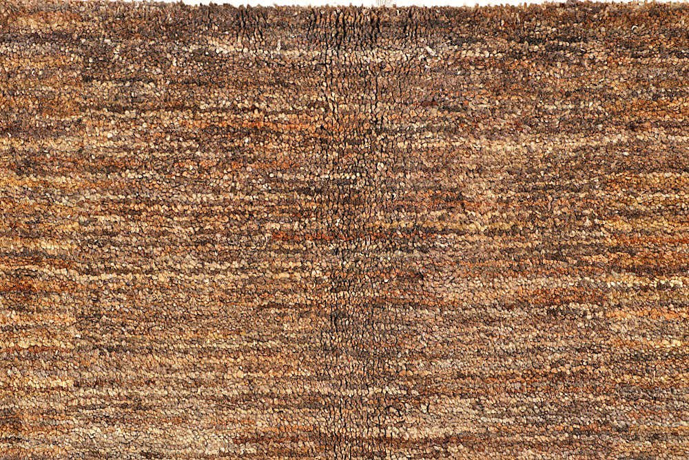 Saddle Brown Gabbeh 9' 1 x 12' 2 - No. 56134 - ALRUG Rug Store