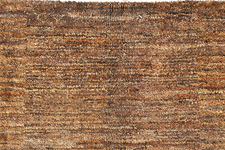 Saddle Brown Gabbeh 9'  1" x 12'  2" - No. QA67047