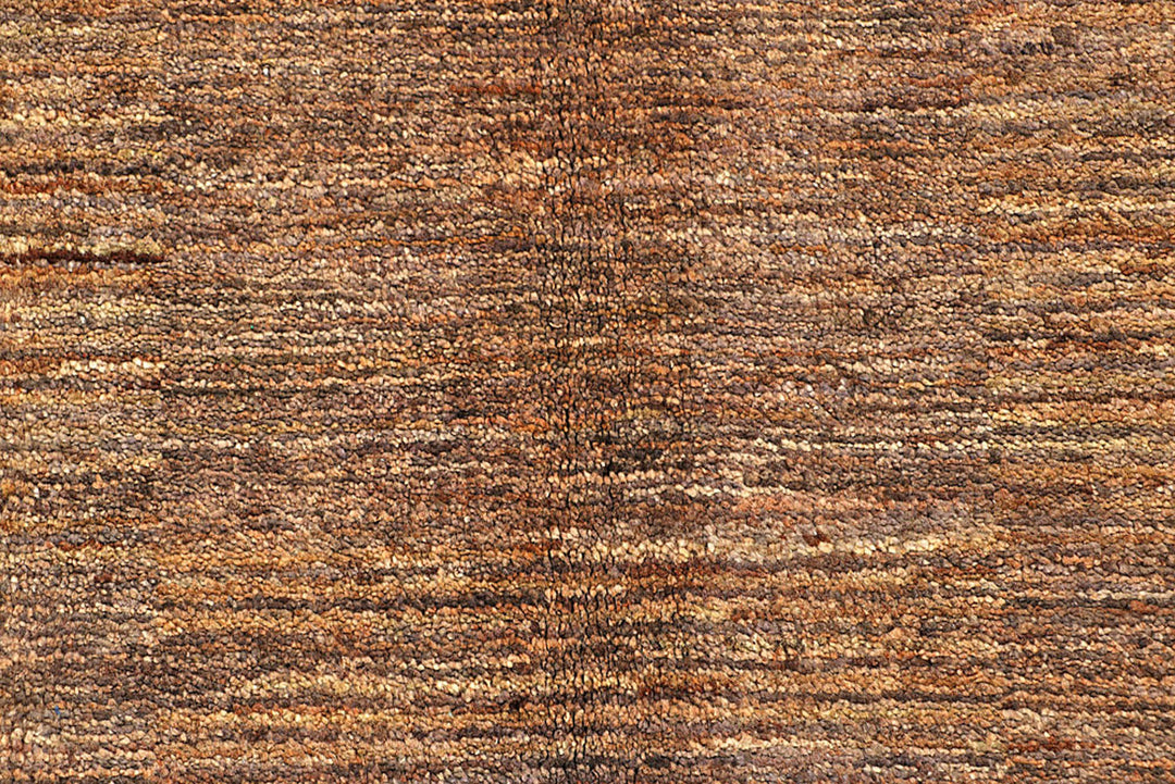 Saddle Brown Gabbeh 9'  1" x 12'  2" - No. QA67047