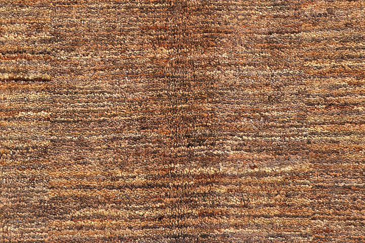 Saddle Brown Gabbeh 9'  1" x 12'  2" - No. QA67047