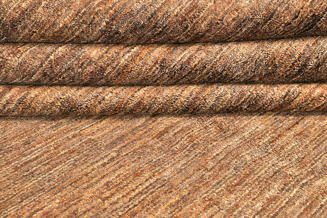 Saddle Brown Gabbeh 9'  1" x 12'  2" - No. QA67047