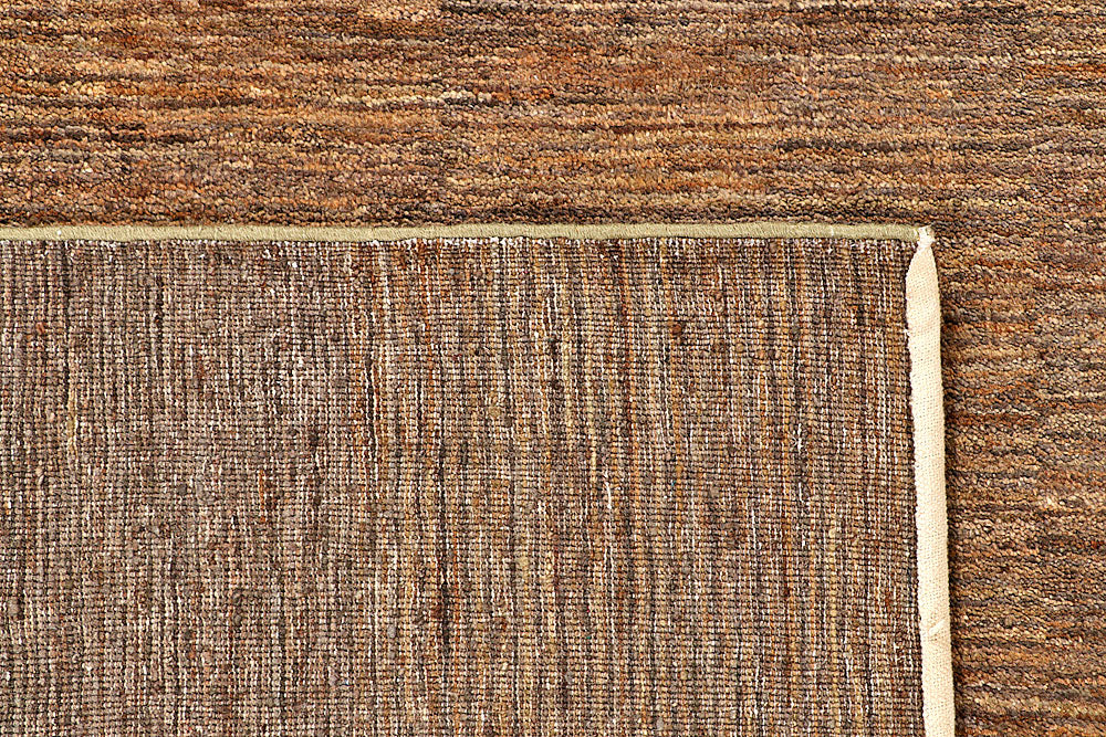 Saddle Brown Gabbeh 9' 1 x 12' 2 - No. 56134 - ALRUG Rug Store