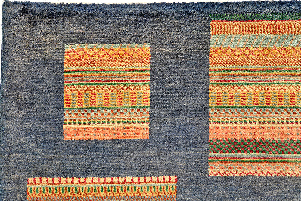 Multi Colored Gabbeh 9' 1 x 11' 7 - No. 56135 - ALRUG Rug Store