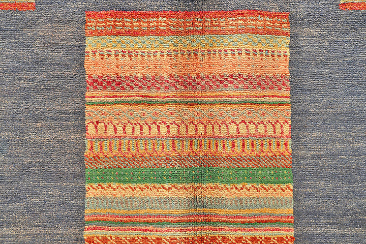 Multi Colored Gabbeh 9'  1" x 11'  7" - No. QA95223