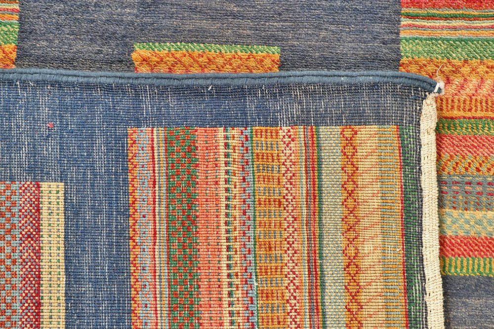 Multi Colored Gabbeh 9' 1 x 11' 7 - No. 56135 - ALRUG Rug Store