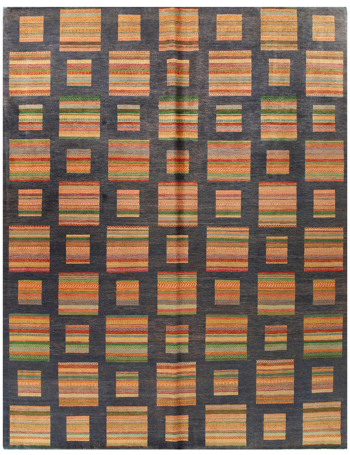 Multi Colored Gabbeh 9'  1" x 11'  7" - No. QA95223