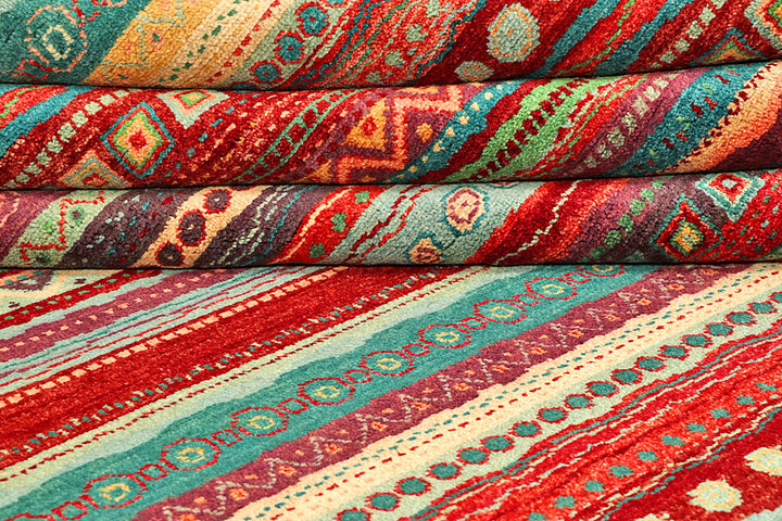 Multi Colored Gabbeh 8'  x" 11'  9" - No. QA22562