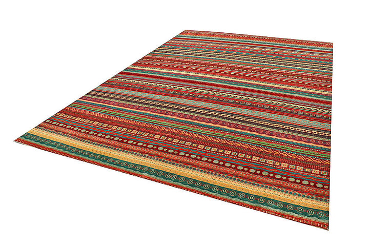 Multi Colored Gabbeh 8'  x" 11'  9" - No. QA22562