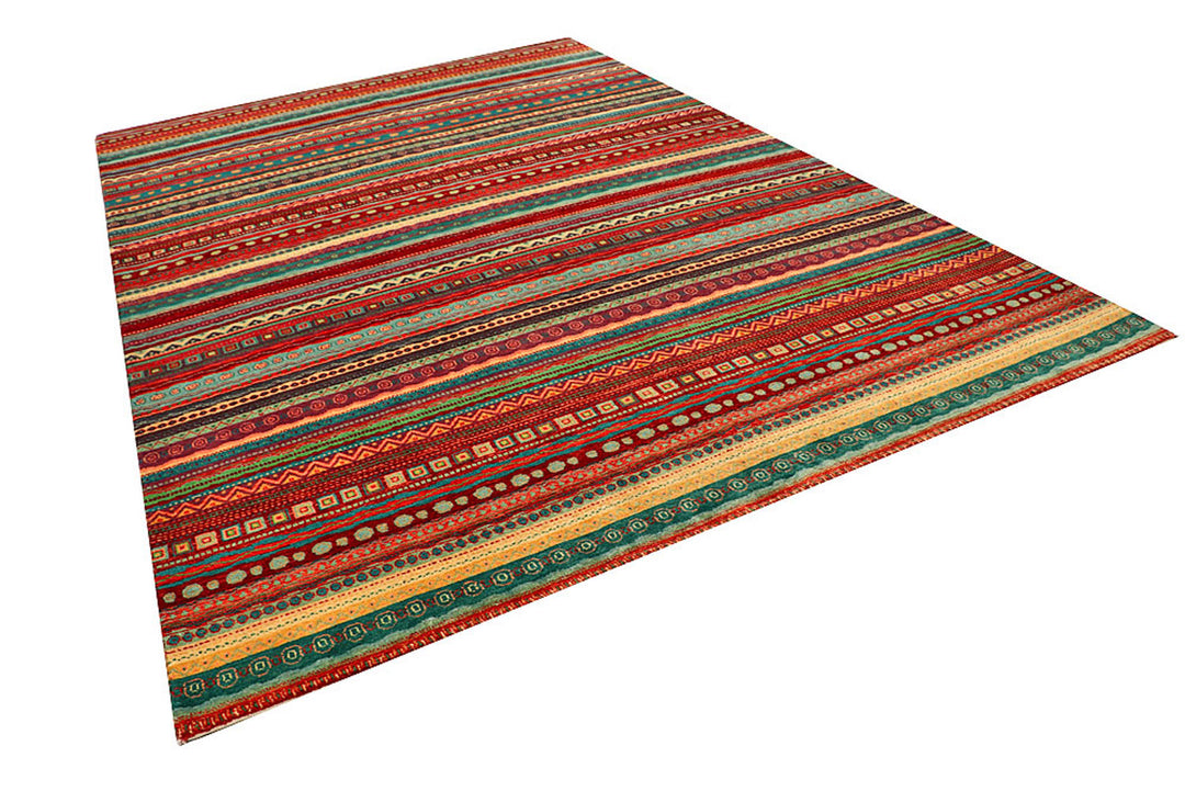 Multi Colored Gabbeh 8'  x" 11'  9" - No. QA22562