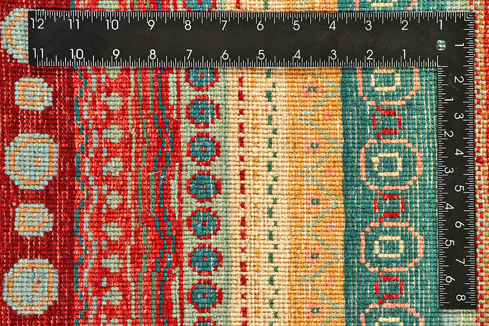 Multi Colored Gabbeh 8' x 11' 9 - No. 56136 - ALRUG Rug Store