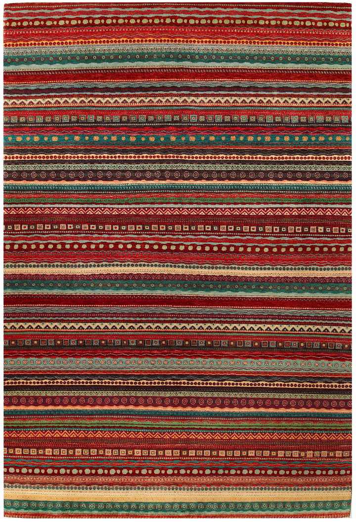 Multi Colored Gabbeh 8'  x" 11'  9" - No. QA22562