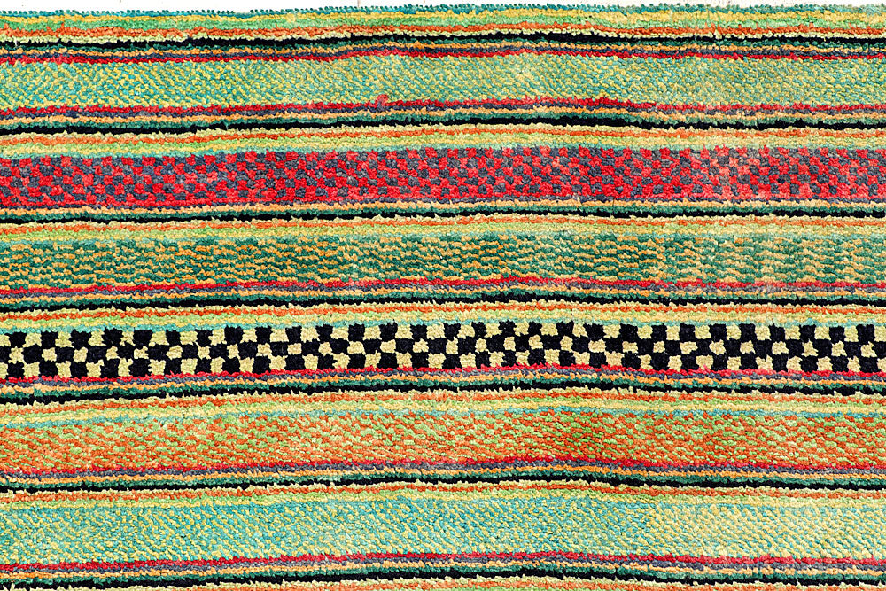 Multi Colored Gabbeh 8' 4 x 10' 9 - No. 56137 - ALRUG Rug Store