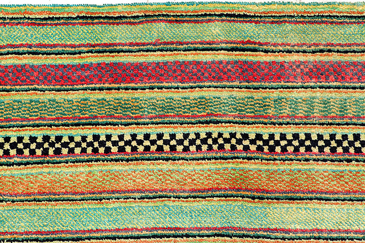 Multi Colored Gabbeh 8' 4 x 10' 9 - No. 56137 - ALRUG Rug Store